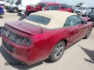 2014 Ford Mustang V6 with VIN 1ZVBP8EM7E5238529, listed as a IAAI auction lot 42045029 with 129,785 mi miles and . Bid and sale history available at DreamBid. Image 4.
