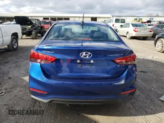 2022 Hyundai Accent SEL with VIN 3KPC24A62NE164737, listed as a Copart auction lot 38278023 with 17,520 mi miles. Bid and sale history available at carsss.com. Image 6.