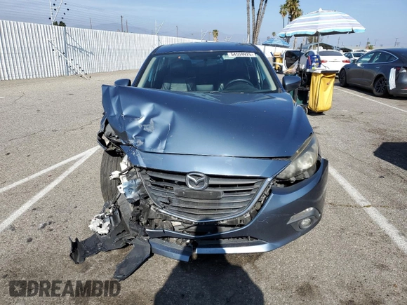 2015 Mazda 3 i Grand Touring with VIN JM1BM1M77F1247075, listed as a Copart auction lot 54559925 with 104,671 mi miles and Salvage title. Bid and sale history available at DreamBid. Image 5.