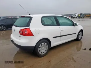 2009 Volkswagen Rabbit S with VIN WVWBA71K99W005299, listed as a Copart auction lot 45952935 with 70,833 mi miles and Salvage Title. Bid and sale history available at carsss.com. Image 3.