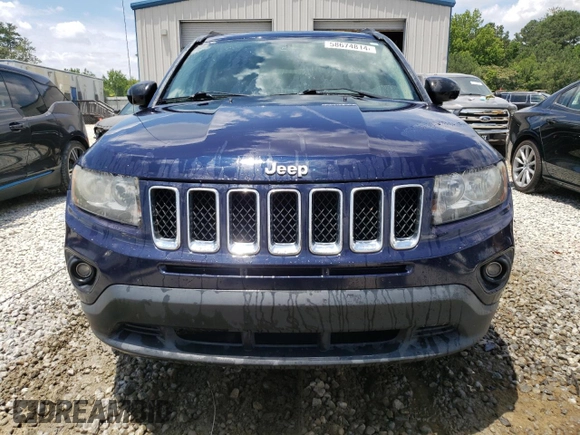 2015 Jeep Compass Sport with VIN 1C4NJCBB7FD110676, listed as a Copart auction lot 58674814 with 165,348 mi miles and Salvage Title. Bid and sale history available at carsss.com. Image 5.
