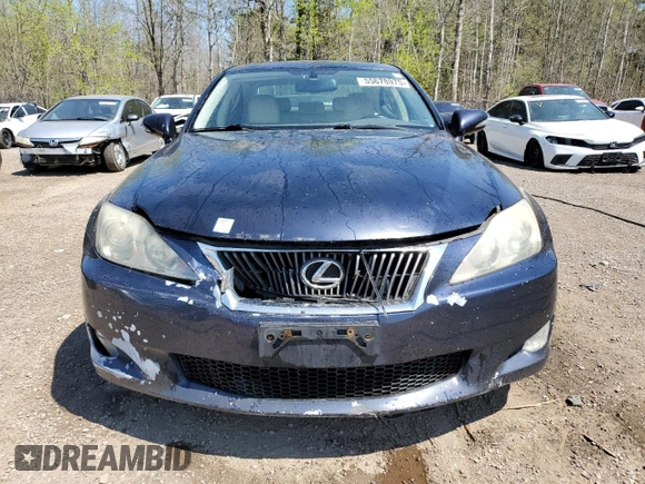 2009 Lexus IS 250 z VIN JTHCK262X95033551, wystawiony jako Copart lot #55678975 z przebiegiem 268 171 mil mil oraz Czysty tytuł • Clean title. Historia ofert i sprzedaży dostępna na DreamBid. Obrazek 5.