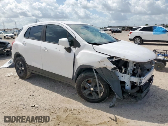 2020 Chevrolet Trax LS with VIN 3GNCJKSB6LL328414, listed as a Copart auction lot 60072925 with 55,844 mi miles and Salvage title. Bid and sale history available at DreamBid. Image 4.