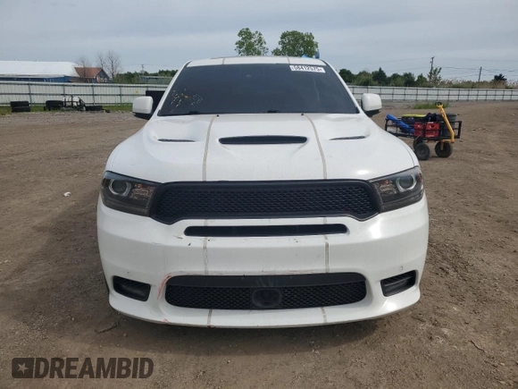 2018 Dodge Durango SRT with VIN 1C4SDJGJ3JC341670, listed as a Copart auction lot 58412575 with 82,936 mi miles and Salvage title. Bid and sale history available at DreamBid. Image 5.
