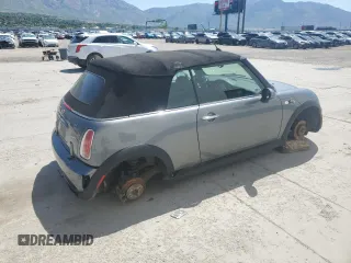 2006 MINI Convertible S with VIN WMWRH33526TL93755, listed as a Copart auction lot 57830835 with Not provided miles and Clean title. Bid and sale history available at DreamBid. Image 3.