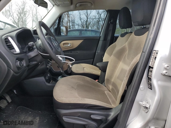2016 Jeep Renegade Sport with VIN ZACCJBAT9GPD25247, listed as a Copart auction lot 51651665 with 105,881 mi miles and Clean Title. Bid and sale history available at carsss.com. Image 7.
