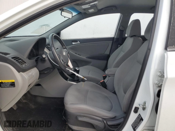 2016 Hyundai Accent Sport with VIN KMHCU5AE3GU239968, listed as a Copart auction lot 82190874 with 59,532 mi miles and Salvage Title. Bid and sale history available at carsss.com. Image 7.