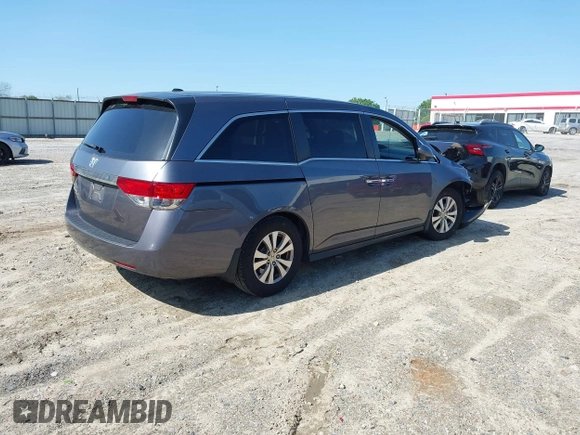 2015 Honda Odyssey EX-L with VIN 5FNRL5H66FB131223, listed as a IAAI auction lot 41998554 with 103,433 mi miles and . Bid and sale history available at DreamBid. Image 4.