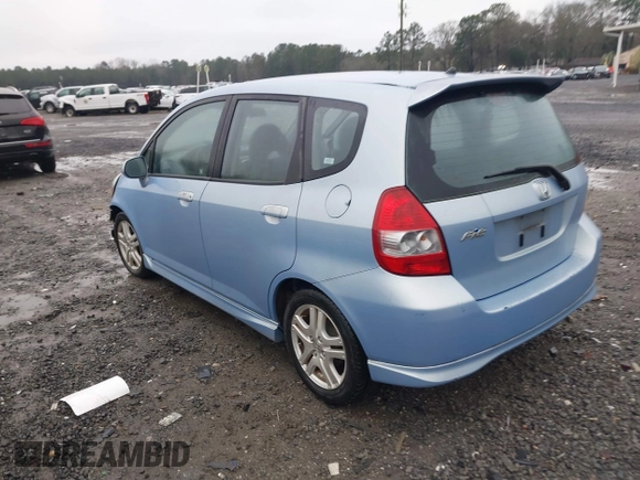 2008 Honda Fit Sport with VIN JHMGD38678S054021, listed as a IAAI auction lot 41752425 with 159,318 mi miles. Bid and sale history available at carsss.com. Image 3.