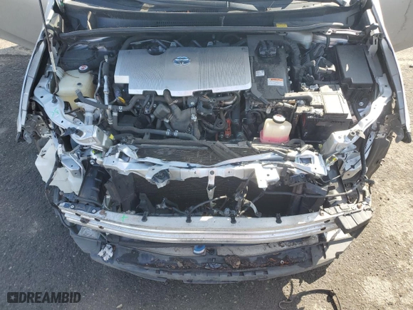 2018 Toyota Prius Two with VIN JTDKARFU1J3548707, listed as a Copart auction lot 49302175 with 0 mi miles and Salvage Title. Bid and sale history available at carsss.com. Image 11.