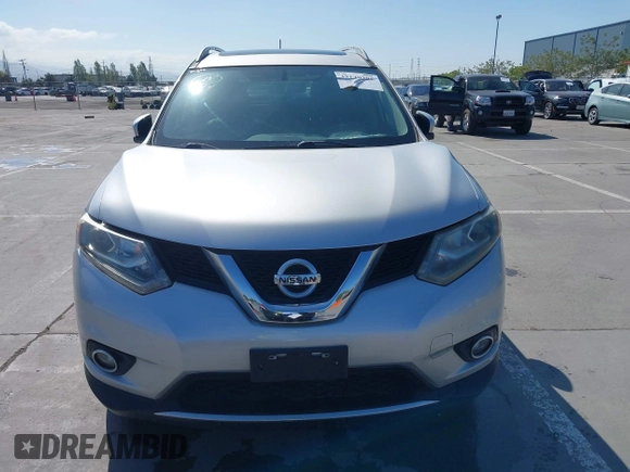 2015 Nissan Rogue SL with VIN 5N1AT2MV5FC865790, listed as a IAAI auction lot 42140295 with 127,782 mi miles. Bid and sale history available at carsss.com. Image 12.