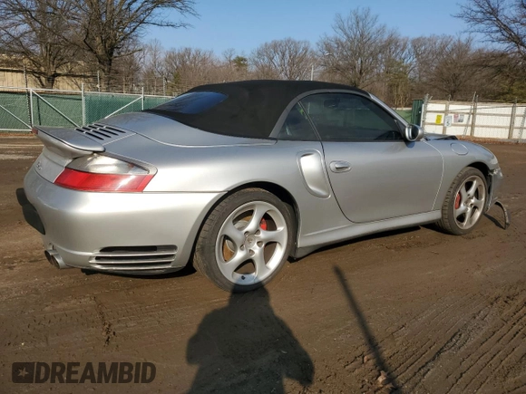 2004 Porsche 911 Carrera S with VIN WP0CB29954S676877, listed as a Copart auction lot 43008885 with 73,052 mi miles and Salvage Title. Bid and sale history available at DreamBid. Image 3.