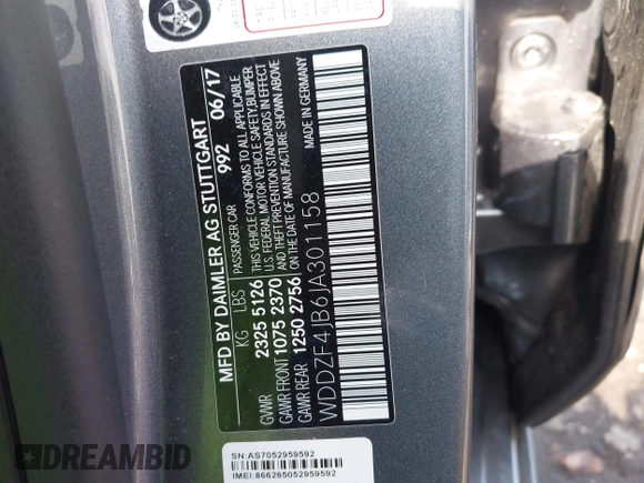 2018 Mercedes-Benz E 300 с VIN WDDZF4JB6JA301158, выставлен на аукционе IAAI как лот 42150013 с пробегом 80 872 миль миль и . История ставок и продаж доступна на DreamBid. Изображение 9.