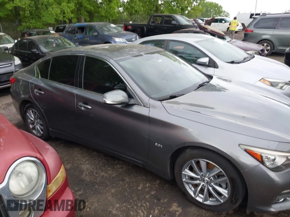 2017 Infiniti Q50 Premium with VIN JN1EV7AP0HM735371, listed as a IAAI auction lot 42101630 with 165,334 mi miles and . Bid and sale history available at carsss.com. Image 13.
