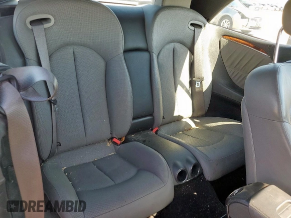 2009 Mercedes-Benz CLK 350 with VIN WDBTK56FX9T109172, listed as a Copart auction lot 46328435 with 137,484 mi miles and Salvage Title. Bid and sale history available at DreamBid. Image 10.