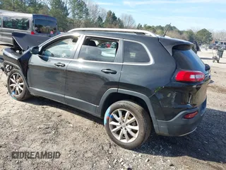 2016 Jeep Cherokee Limited z VIN 1C4PJLDB3GW256861, wystawiony jako IAAI lot #41829361 z przebiegiem 153 838 mil mil oraz . Historia ofert i sprzedaży dostępna na DreamBid. Obrazek 3.