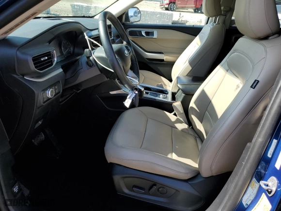 2022 Ford Explorer XLT with VIN 1FMSK8DH8NGB18244, listed as a Copart auction lot 48487825 with 54,130 mi miles and Salvage Title. Bid and sale history available at carsss.com. Image 7.