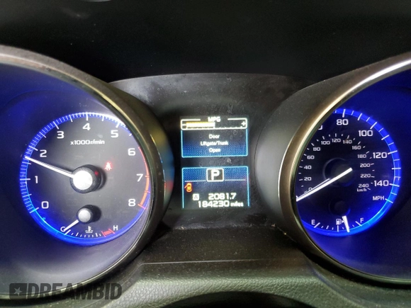 2015 Subaru Outback Limited z VIN 4S4BSALC3F3202221, wystawiony jako Copart lot #58411595 z przebiegiem 184 230 mil mil oraz Szkoda całkowita • Salvage title. Historia ofert i sprzedaży dostępna na DreamBid. Obrazek 9.