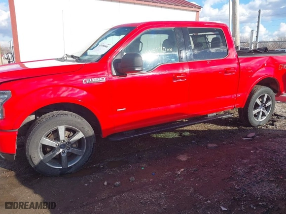 2015 Ford F-150 XLT with VIN 1FTEW1EP6FFC06218, listed as a IAAI auction lot 41656866 with 143,270 mi miles. Bid and sale history available at carsss.com. Image 15.