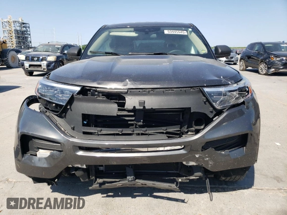 2020 Ford Explorer with VIN 1FMSK8BH3LGC00818, listed as a Copart auction lot 53445545 with 80,365 mi miles and Salvage title. Bid and sale history available at DreamBid. Image 5.