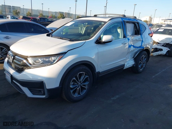 2020 Honda CR-V EX with VIN 7FARW1H58LE014959, listed as a IAAI auction lot 41611346 with 49,936 mi miles. Bid and sale history available at carsss.com. Image 18.