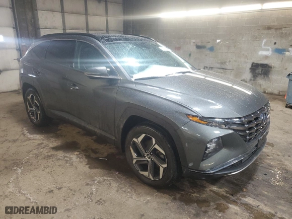 2023 Hyundai Tucson Hybrid Limited with VIN KM8JECA13PU091763, listed as a Copart auction lot 42563525 with 16,597 mi miles and Salvage Title. Bid and sale history available at carsss.com. Image 4.