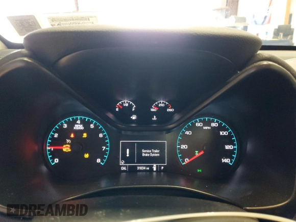2022 GMC Canyon 4WD Elevation z VIN 1GTG6CEN7N1328469, wystawiony jako Copart lot #55945365 z przebiegiem 31 634 mil mil oraz Szkoda całkowita • Salvage title. Historia ofert i sprzedaży dostępna na DreamBid. Obrazek 9.