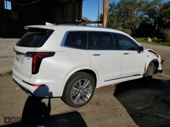 2024 Cadillac XT6 FWD Premium Luxury with VIN 1GYKPCRS2RZ708554, listed as a Copart auction lot 81999124 with 18,089 mi miles and Salvage Title. Bid and sale history available at carsss.com. Image 3.