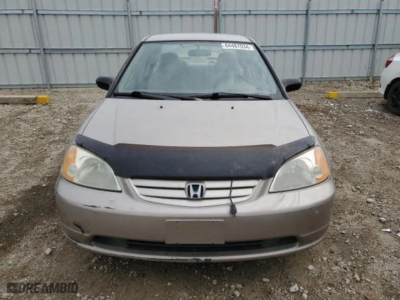 2002 Honda Civic DX with VIN 2HGES16442H905101, listed as a Copart auction lot 64487034 with 300,912 mi miles and Salvage Title. Bid and sale history available at carsss.com. Image 5.