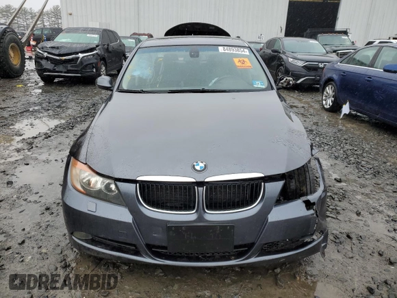 2007 BMW 3 Series 328xi с VIN WBAVC73567KP32609, выставлен на аукционе Copart как лот 84893854 с пробегом Не указан миль и Списание • Salvage title. История ставок и продаж доступна на DreamBid. Изображение 5.