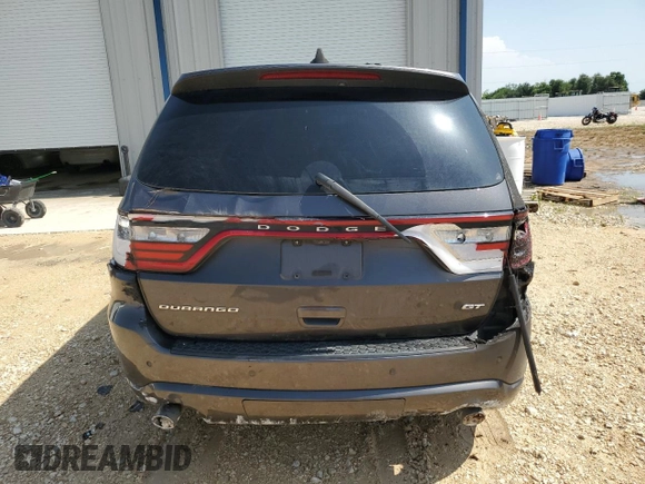 2021 Dodge Durango GT Plus with VIN 1C4RDHDG8MC627034, listed as a Copart auction lot 55699745 with Not provided miles and Clean title. Bid and sale history available at DreamBid. Image 6.