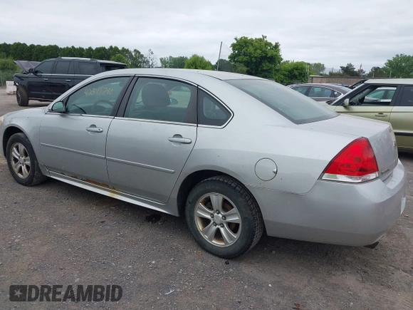 2012 Chevrolet Impala LS Fleet with VIN 2G1WF5E35C1174950, listed as a IAAI auction lot 42511790 with 144,097 mi miles and . Bid and sale history available at DreamBid. Image 3.