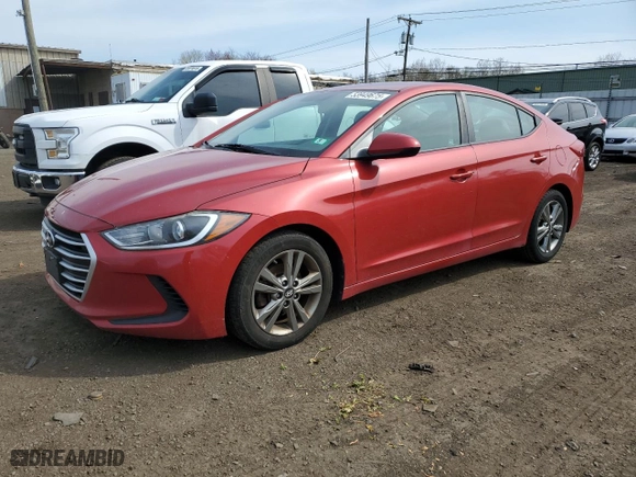2017 Hyundai Elantra SE with VIN 5NPD84LF2HH108099, listed as a Copart auction lot 53949675 with 157,940 mi miles and Clean Title. Bid and sale history available at carsss.com. Image 1.