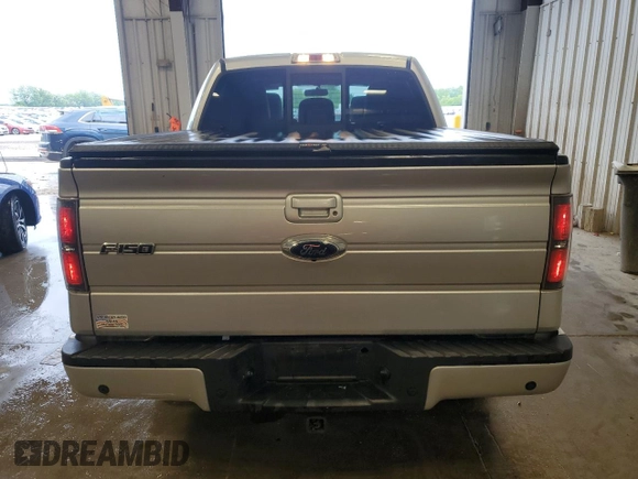 2011 Ford F-150 XLT with VIN 1FTFW1ET5BFC68821, listed as a Copart auction lot 58929135 with 183,397 mi miles and Salvage title. Bid and sale history available at DreamBid. Image 6.
