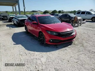 2019 Honda Civic Sport with VIN 2HGFC2F83KH501409, listed as a Copart auction lot 54778415 with Not provided miles and Non repairable. Bid and sale history available at DreamBid. Image 14.