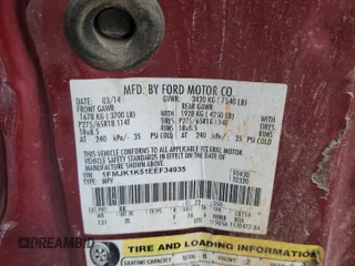 2014 Ford Expedition Max Limited with VIN 1FMJK1K51EEF34935, listed as a Copart auction lot 41443755 with 183,724 mi miles and Non repairable. Bid and sale history available at DreamBid. Image 28.