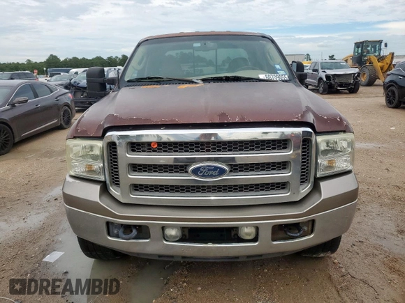 2006 Ford F-250 XL with VIN 1FTSW21P46ED58843, listed as a Copart auction lot 60709055 with 342,412 mi miles and Clean title. Bid and sale history available at DreamBid. Image 5.