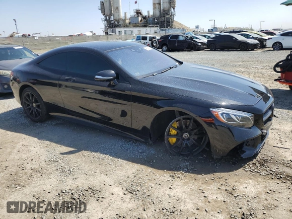 2018 Mercedes-Benz S-Class S 560 with VIN WDDXJ8GB7JA035377, listed as a Copart auction lot 49506415 with 55,535 mi miles and Salvage Title. Bid and sale history available at carsss.com. Image 4.