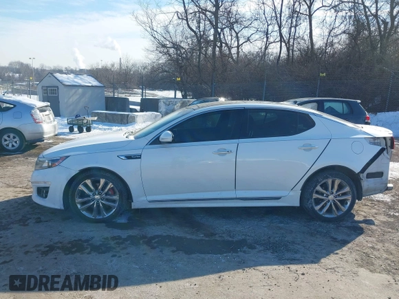 2015 Kia Optima SXL Turbo with VIN 5XXGR4A65FG428023, listed as a IAAI auction lot 41416027 with 100,372 mi miles and . Bid and sale history available at DreamBid. Image 14.