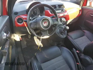 2013 FIAT 500 Turbo with VIN 3C3CFFHH7DT633813, listed as a Copart auction lot 87255644 with 86,778 mi miles and Salvage Title. Bid and sale history available at carsss.com. Image 8.