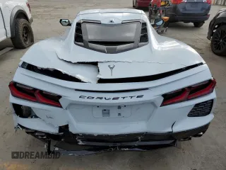 2021 Chevrolet Corvette 2LT with VIN 1G1YB2D49M5110438, listed as a Copart auction lot 47824815 with 18,313 mi miles and Salvage Title. Bid and sale history available at carsss.com. Image 6.