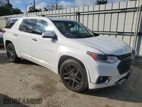 2020 Chevrolet Traverse Premier with VIN 1GNEVKKW8LJ132479, listed as a Copart auction lot 80720514 with 90,123 mi miles and Salvage Title. Bid and sale history available at carsss.com. Image 4.