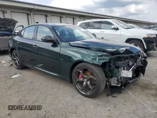 2020 Alfa Romeo Giulia Ti with VIN ZARFANBN2L7630925, listed as a Copart auction lot 65799484 with 54,198 mi miles and Salvage Title. Bid and sale history available at carsss.com. Image 4.