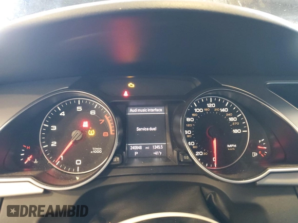 2012 Audi A5 2.0T Premium Plus with VIN WAULFAFR8CA037073, listed as a Copart auction lot 42932995 with 240,648 mi miles and Salvage Title. Bid and sale history available at carsss.com. Image 9.