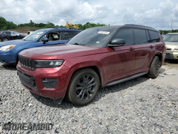 2021 Jeep Grand Cherokee Overland with VIN 1C4RJKDT6M8178992, listed as a Copart auction lot 63061395 with 62,051 mi miles and Salvage title. Bid and sale history available at DreamBid. Image 1.