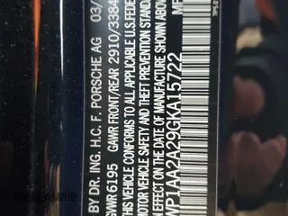 2016 Porsche Cayenne z VIN WP1AA2A29GKA15722, wystawiony jako Copart lot #43627915 z przebiegiem 125 579 mil mil oraz Szkoda całkowita • Salvage title. Historia ofert i sprzedaży dostępna na DreamBid. Obrazek 12.