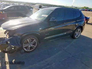 2014 BMW X3 xDrive35i z VIN 5UXWX7C5XE0E76111, wystawiony jako Copart lot #53834855 z przebiegiem 117 218 mil mil oraz Szkoda całkowita • Salvage title. Historia ofert i sprzedaży dostępna na DreamBid. Obrazek 1.