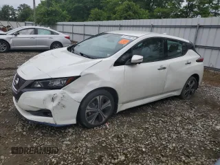 2021 Nissan LEAF SL Plus z VIN 1N4BZ1DV9MC554626, wystawiony jako Copart lot #61155875 z przebiegiem 58 592 mil mil oraz Czysty tytuł • Clean title. Historia ofert i sprzedaży dostępna na DreamBid. Obrazek 1.