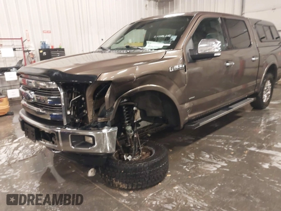 2015 Ford F-150 XLT with VIN 1FTEW1EG8FKD90178, listed as a IAAI auction lot 41163598 with 183,308 mi miles. Bid and sale history available at carsss.com. Image 6.