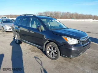 2015 Subaru Forester 2.5i Touring with VIN JF2SJAUC2FH827235, listed as a IAAI auction lot 41692229 with 182,123 mi miles. Bid and sale history available at carsss.com. Image 1.
